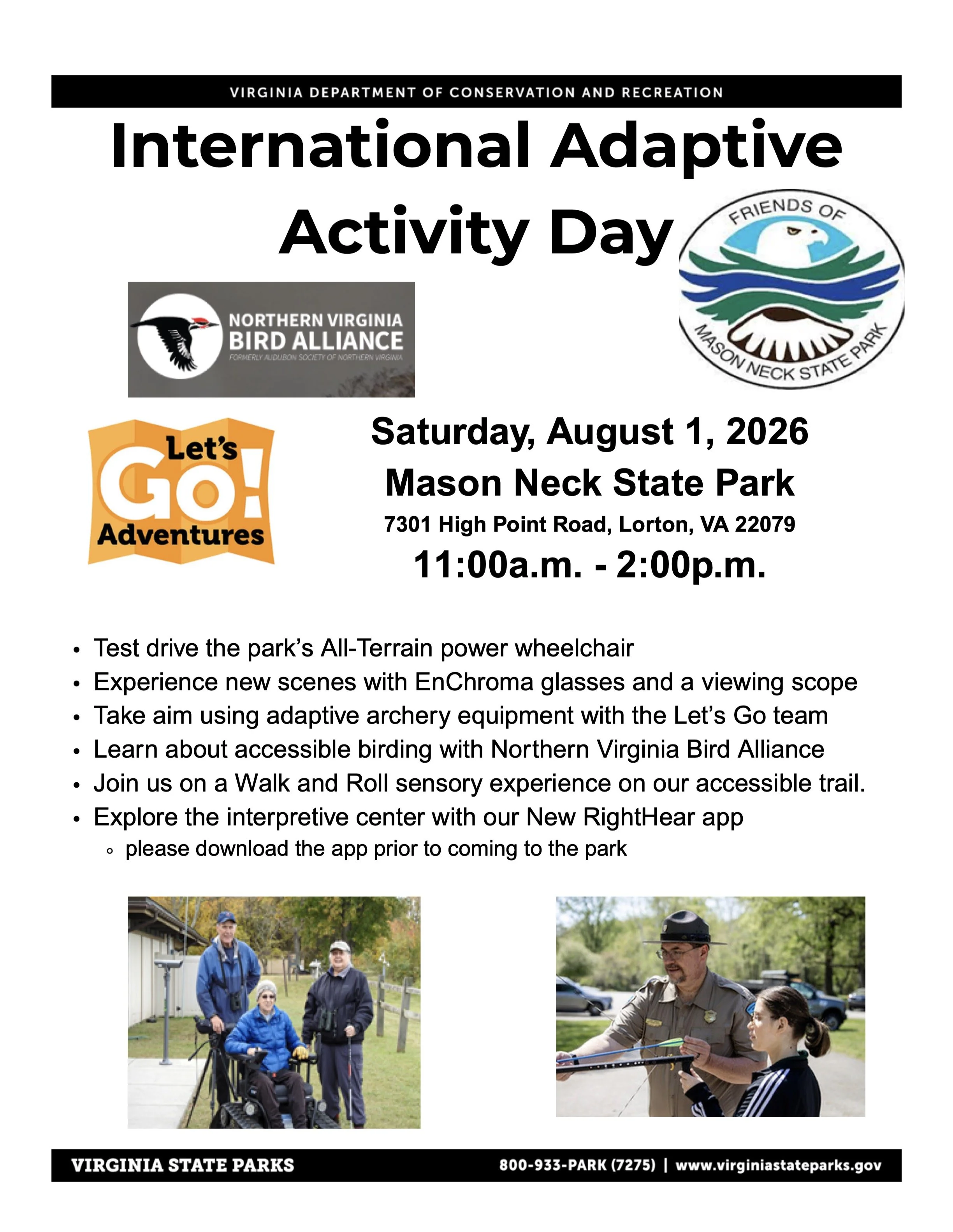 Flyer for International Adaptive Day