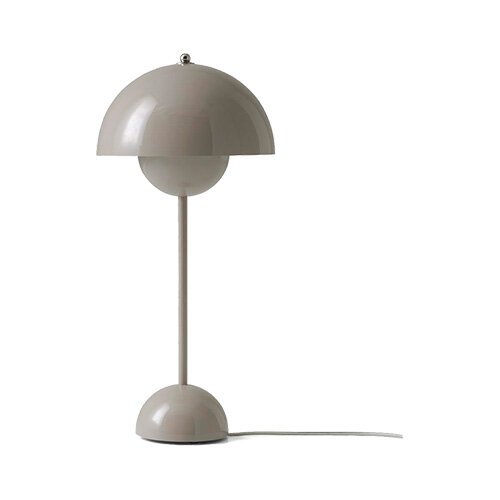 Lámpara mesa gris