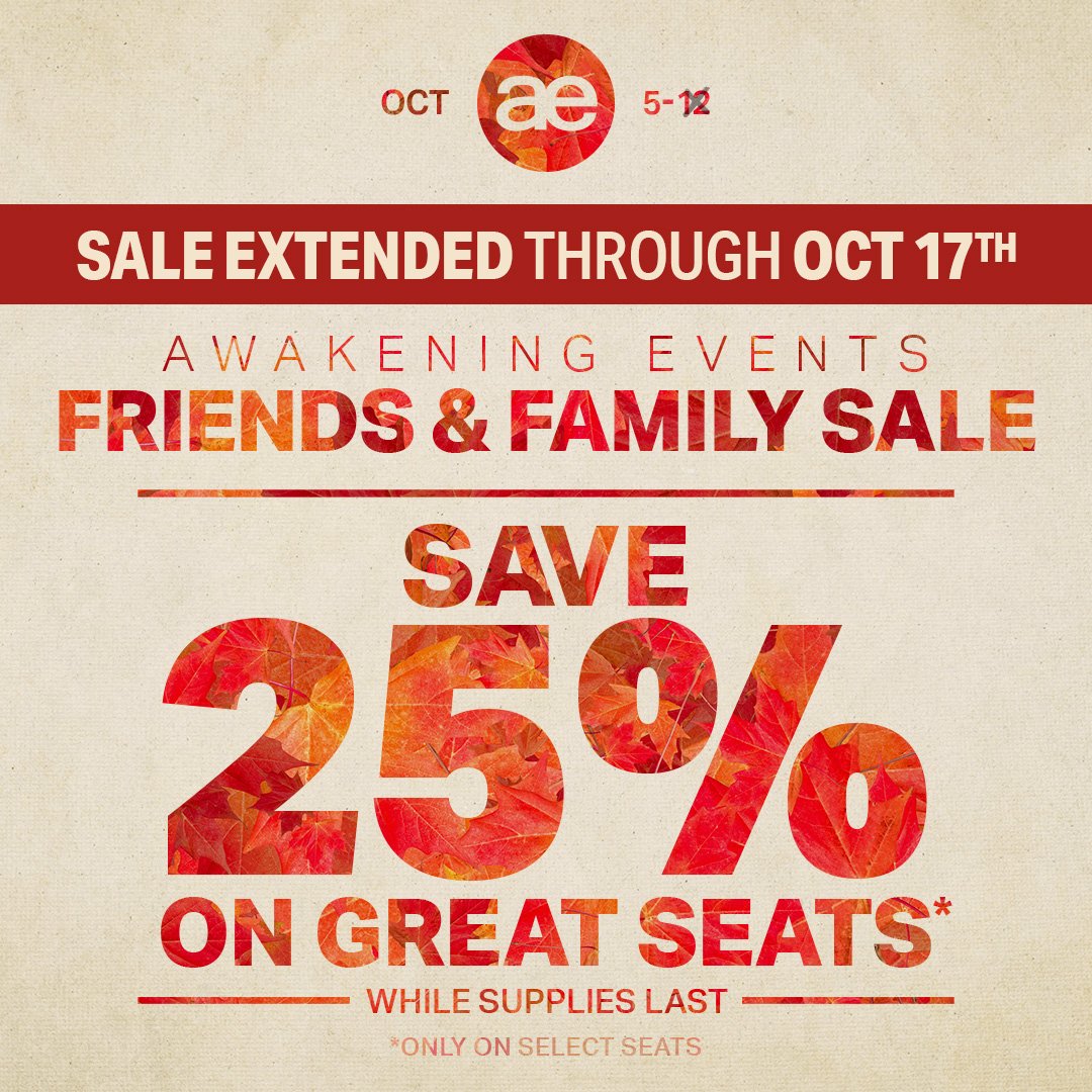 Friends & Family Sale