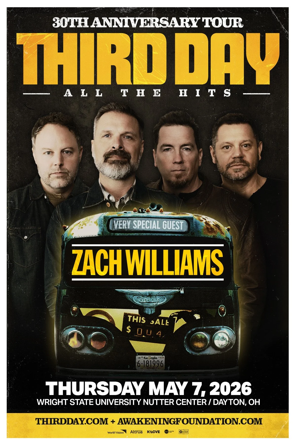 THIRD DAY - 30th Anniversary Tour with Zach Williams | See the Tour Now ...