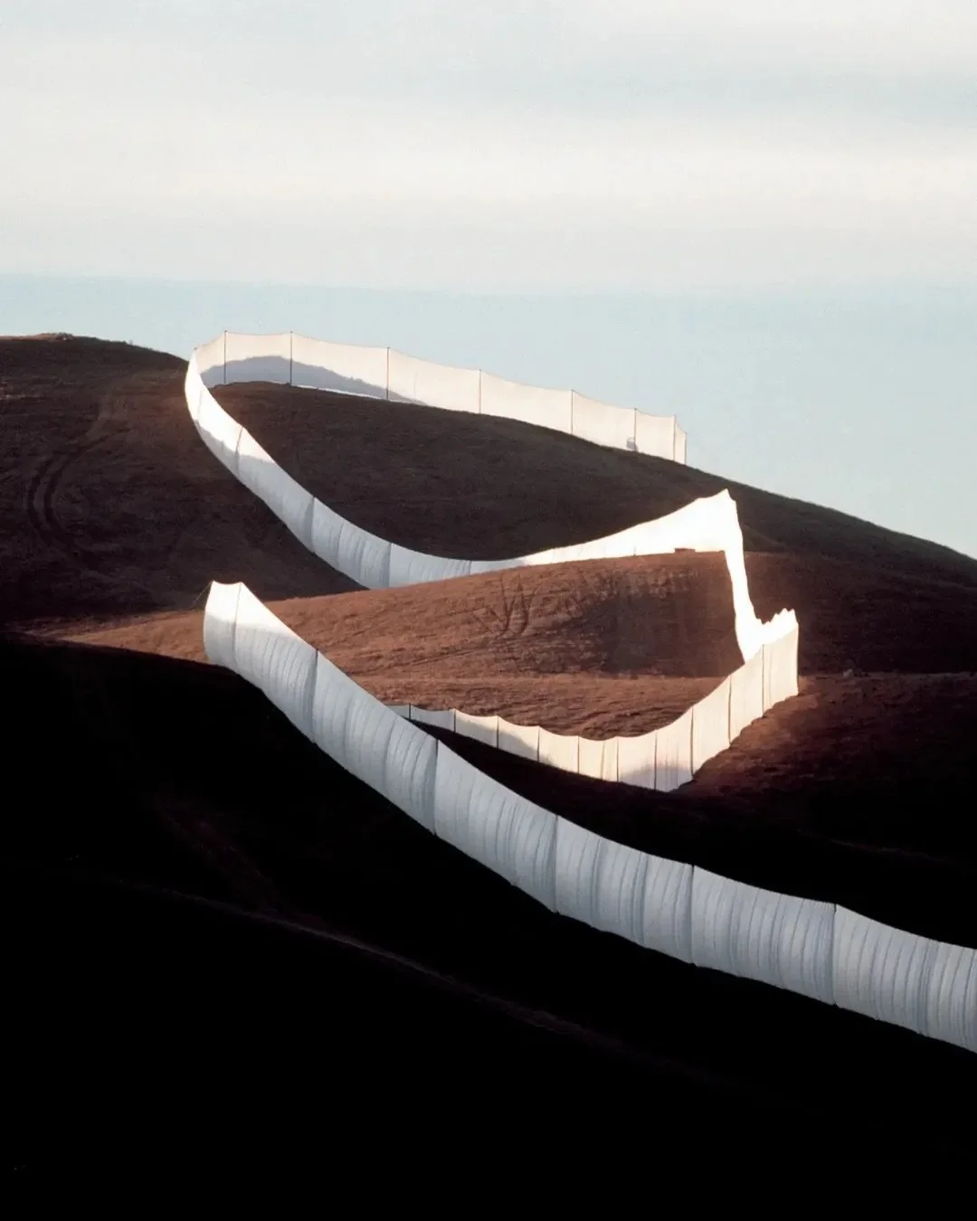 Christo and Jeanne-Claude.

I was lucky enough to hear Christo speak at the Serpentine when they had an exhibition there in 2018, taking over the gallery and creating The London Mastaba on the lake. I&rsquo;ve been fascinated by them ever since.

I l