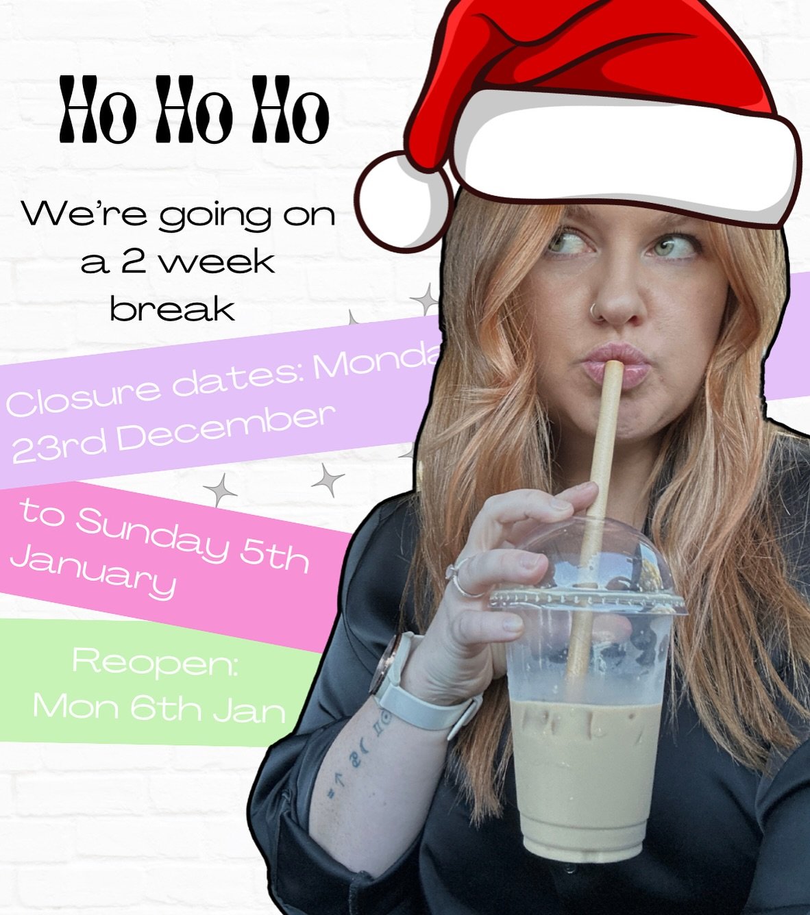 7 weeks to go until the big fella arrives 🎅🏼

👉🏼 That&rsquo;s 2-3 lash refills away
👉🏼 1 lash lift appointment away
👉🏼 2 brow appointments away

CLOSURE DATES: 
Monday 23rd December to Sunday 5th January 

2 weeks without an appointment can f