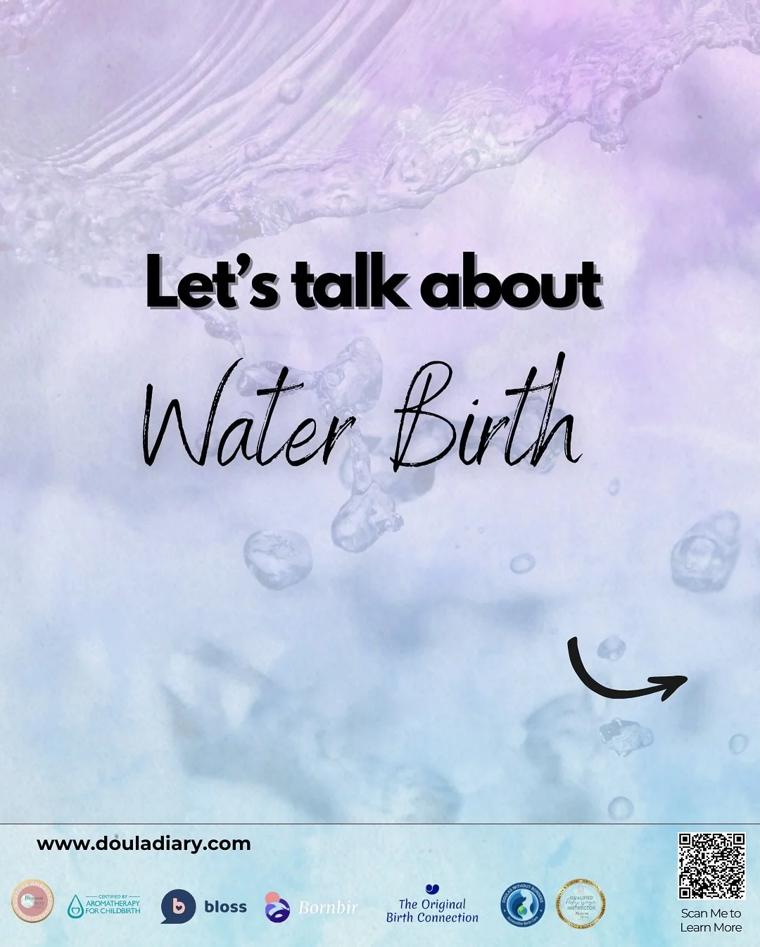 Let&rsquo;s Talk About Water Birth 💧

Despite what you might&rsquo;ve heard, it&rsquo;s not rare, it&rsquo;s not risky, and it might just be the calm, powerful experience you&rsquo;ve been looking for.

💧 Water birth is safe.
The POOL study followe