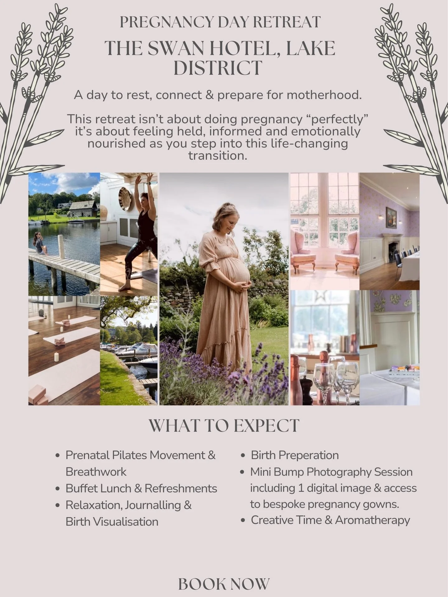 ✨Woke up this morning and two beautiful mamas have already booked onto our Pregnancy Day Retreat this June at The Swan Hotel, Lake District and we cannot wait to hold this special space 🤍

This is your invitation to pause, breathe, and prepare for m