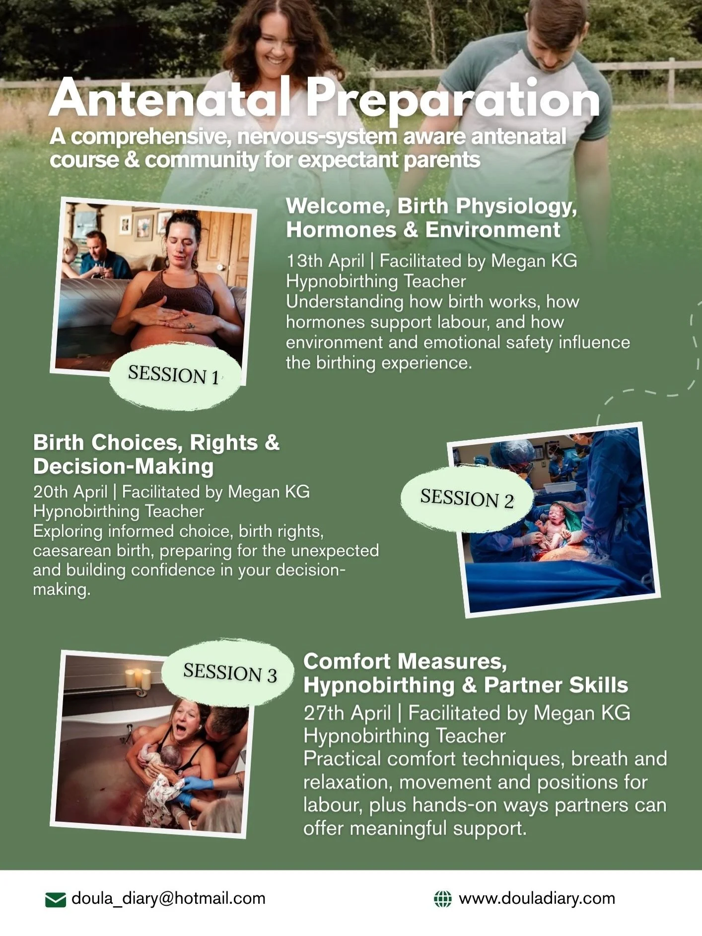 ROOTED &amp; READY Antenatal Course &amp; Community 🌿
The course that prepares you and your birth partner for birth and real life with a baby.

This is a 7 week supportive group experience blending evidence-based education, practical baby skills, so