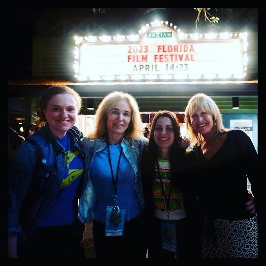 Great time at the @floridafilmfest @enziantheater with Director/Producer @dolgerfilms Executive Producer @cindyjoygoggins Associate Producers @imagebymel @lilikligman  thanks to the amazing team that couldn&rsquo;t be there @danibarker7 @giddyproduct
