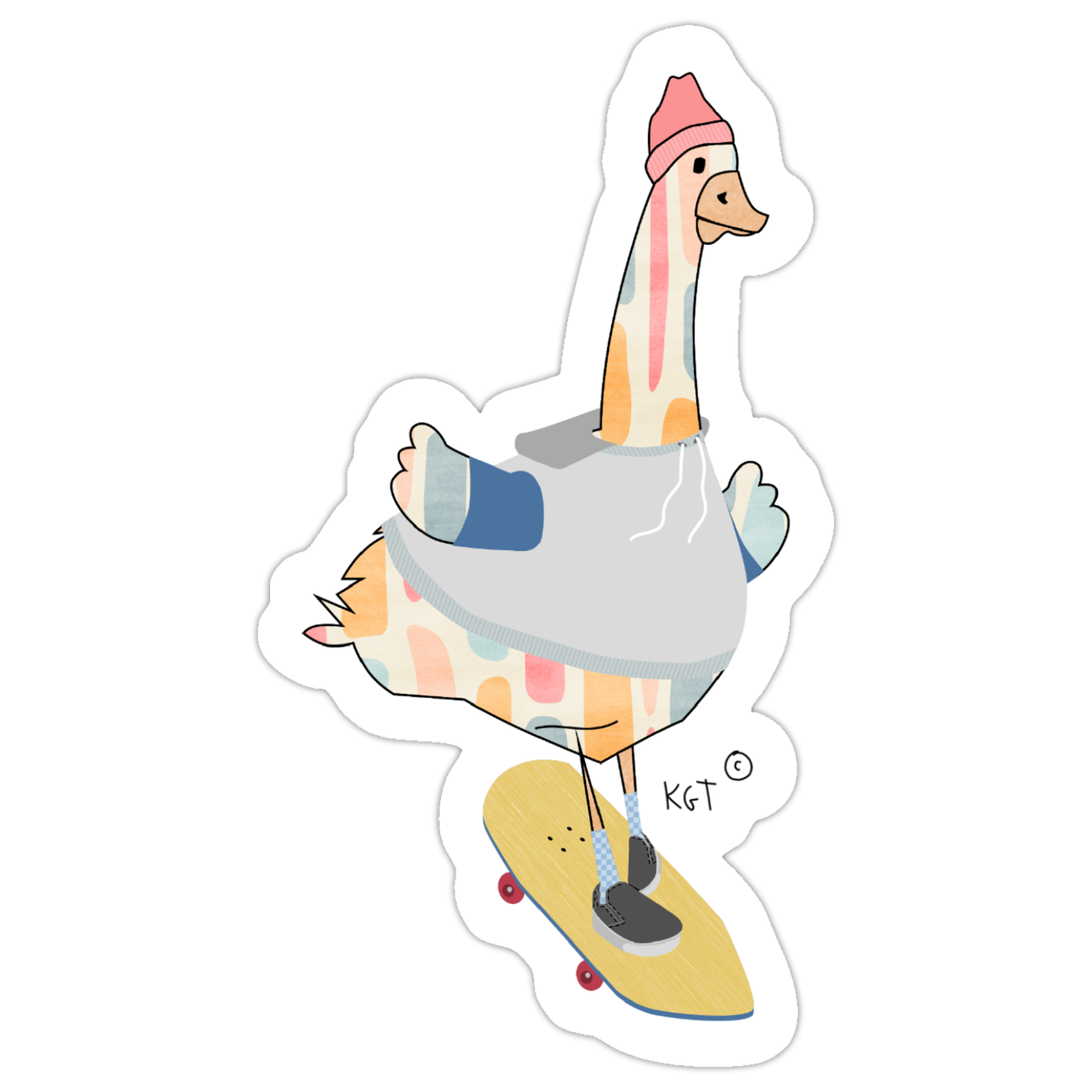 Tony Honk Marvelous Goose Sticker