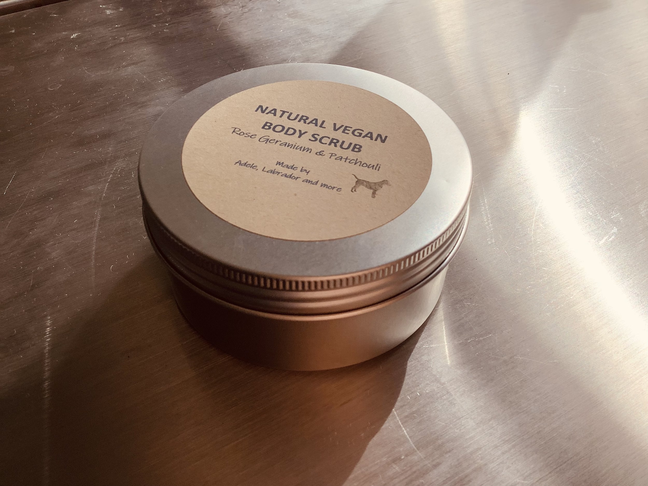 Rose Geranium and Patchouli Body Scrub