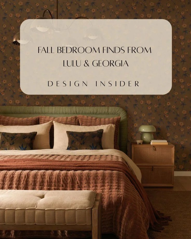 Fall bedrooms, but make them elevated. 🍂🛏️

These cozy, layered looks feature some of the best new arrivals from Lulu &amp; Georgia&mdash;and every single piece is available to shop at a discount through the Design Insider trade portal. 👀

✨ From 