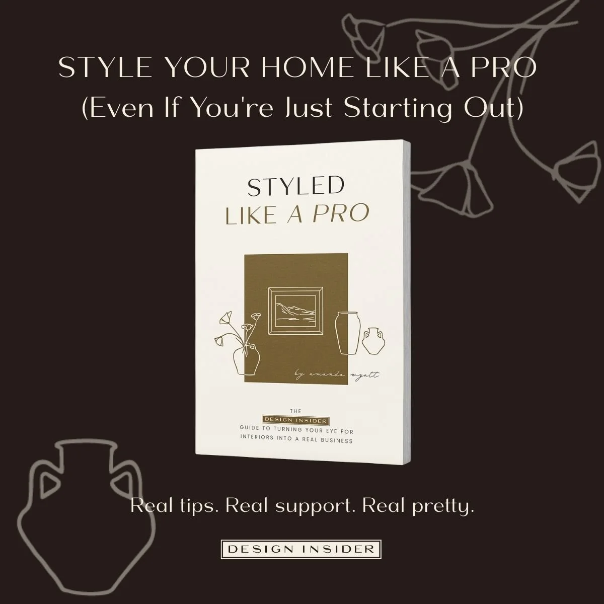 Think you need a degree to design a beautiful home? You don&rsquo;t.
You just need the right kind of help.

Styled Like a Pro was written for anyone who&rsquo;s ever thought:
 ✨ &ldquo;I know what I like&hellip; I just don&rsquo;t know how to pull it