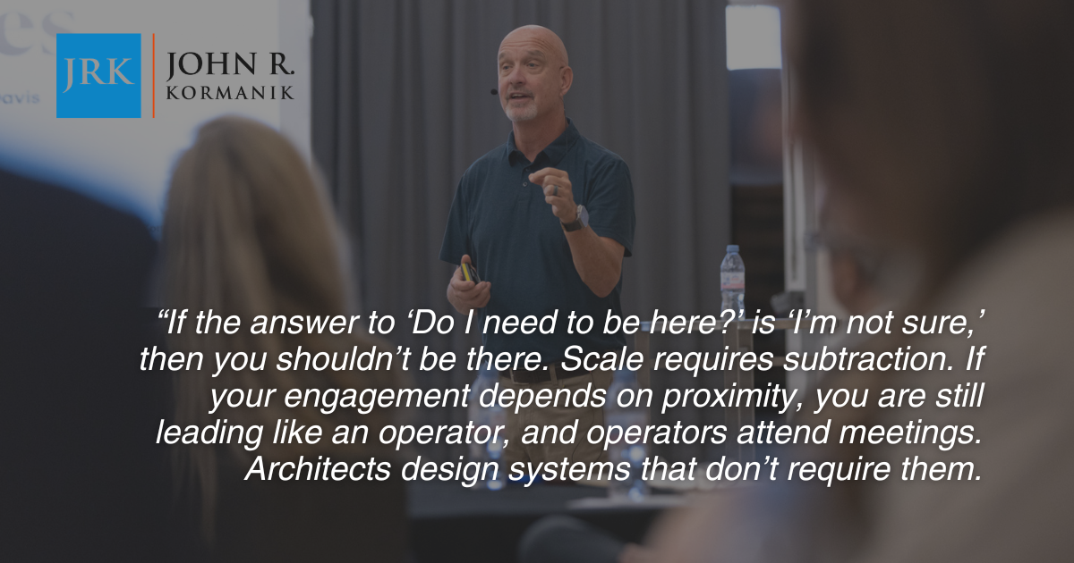 Field Notes: If You’re Still in the Stand-Up, You’re Still the Bottleneck