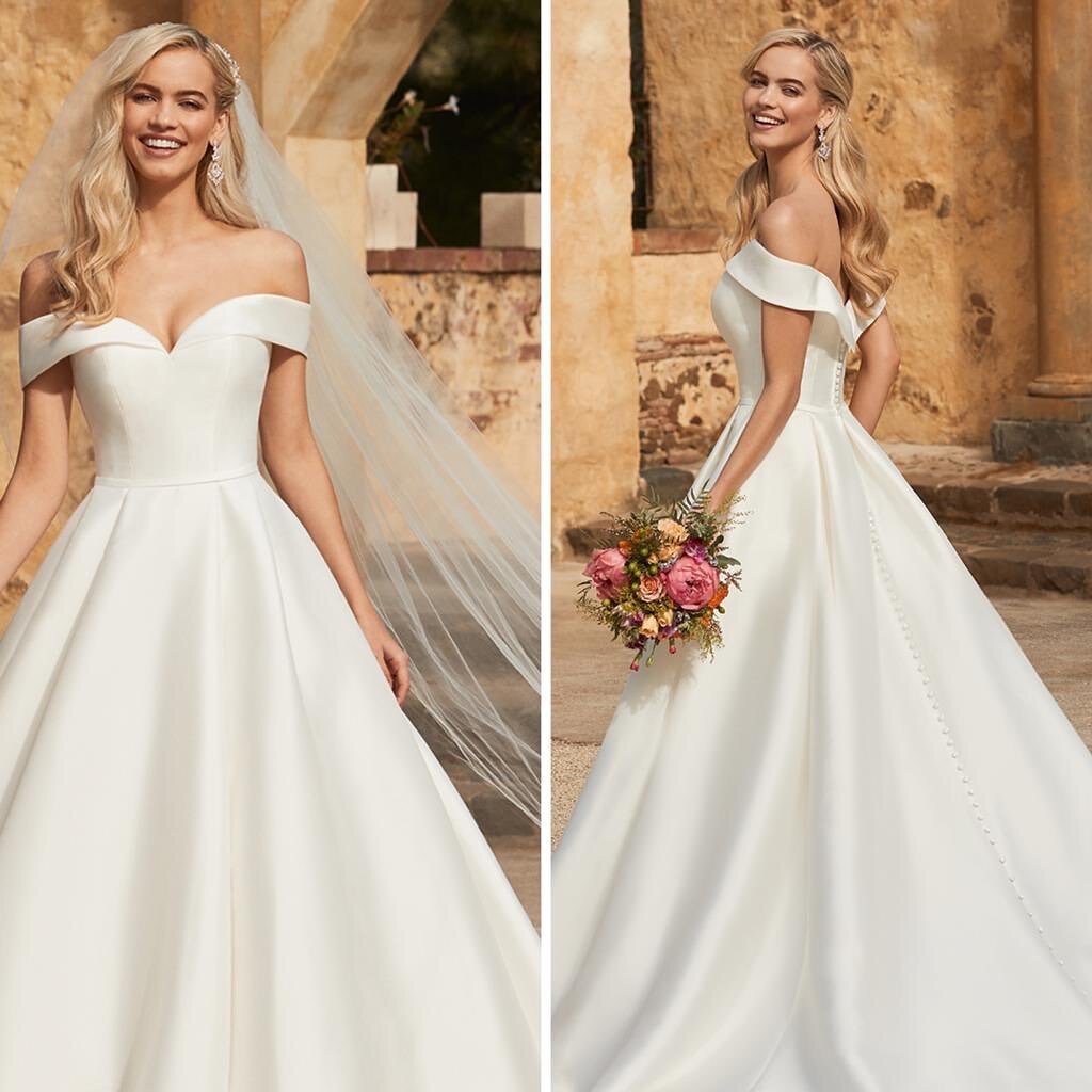 A bridal gown with pockets 😍 Kennedy 🤍 by Sophia Tolli