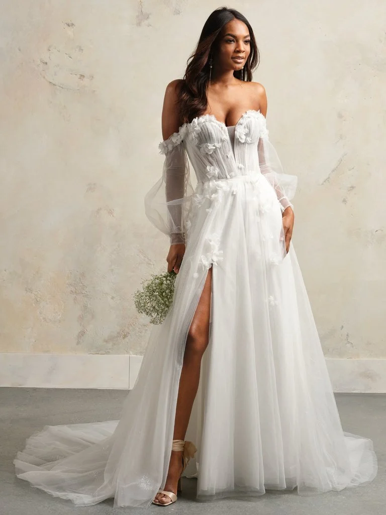 Allison - Rebecca Ingram, Size 12, $1,399, Ivory