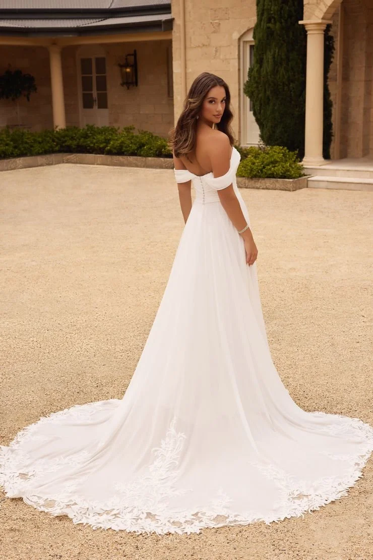 Heidi - Sophia Tolli, Size 10, Ivory