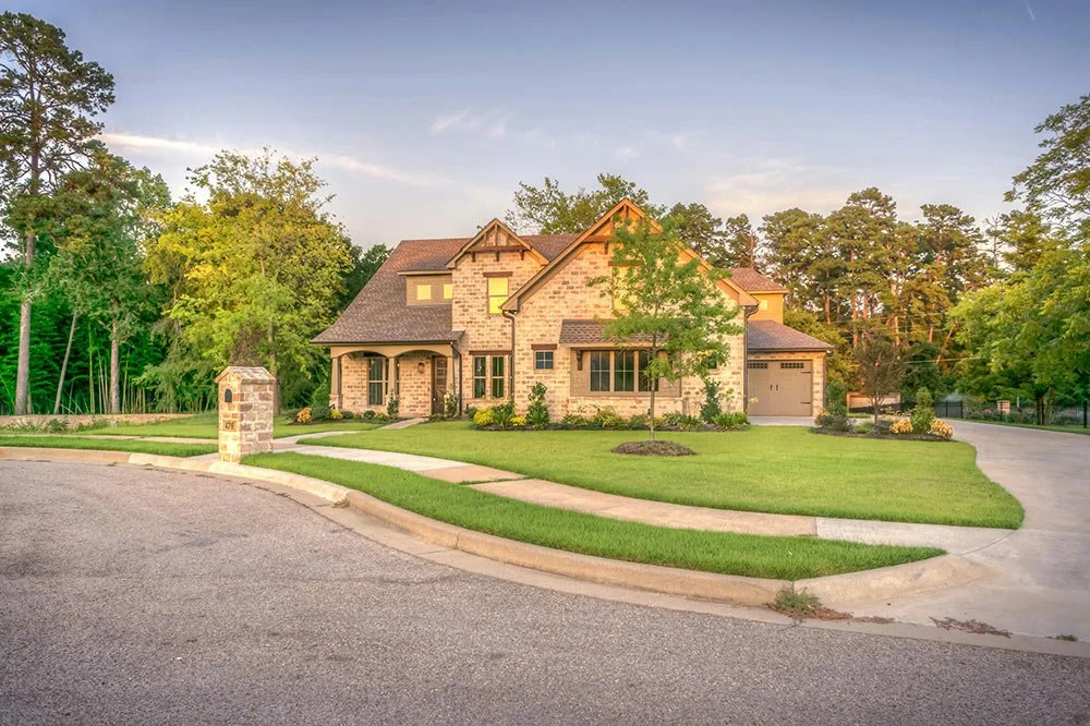 Traditional custom luxury home on a wooded lot in Huntersville, NC.
