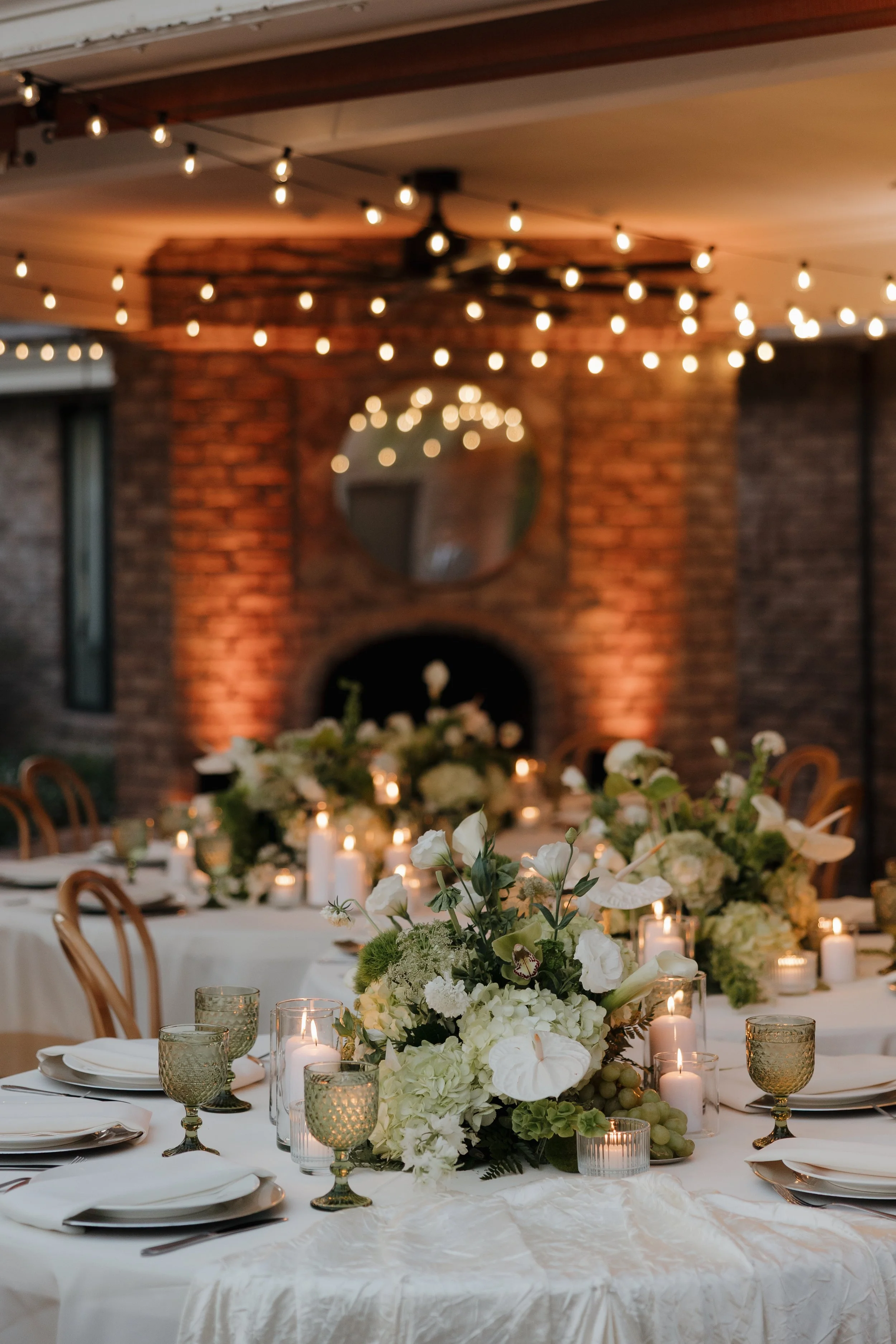 Elegant Wedding Table Decor Setup