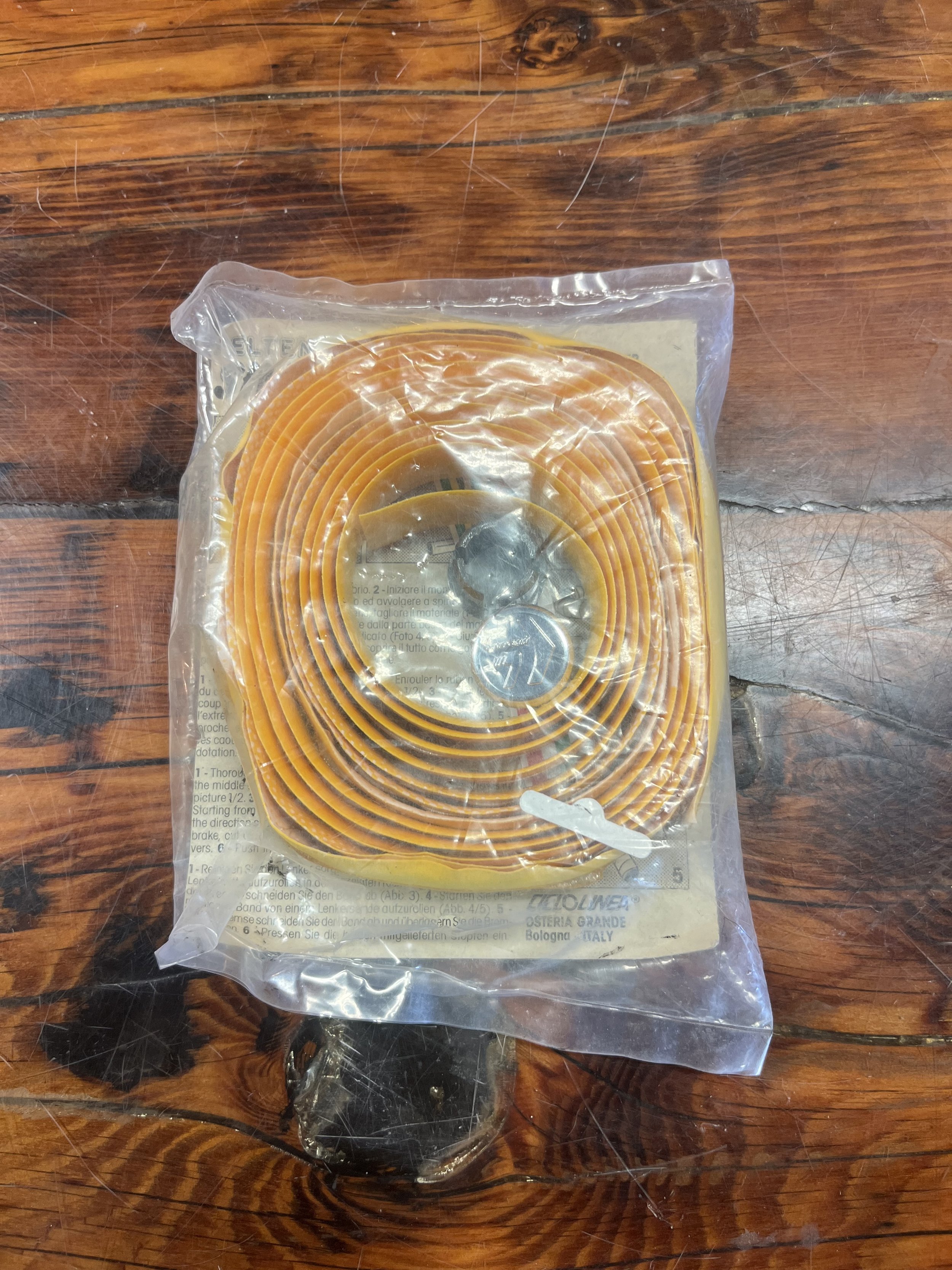 Photo of NOS Ciclolinea Pelten Shade vintage bar tape for sale.