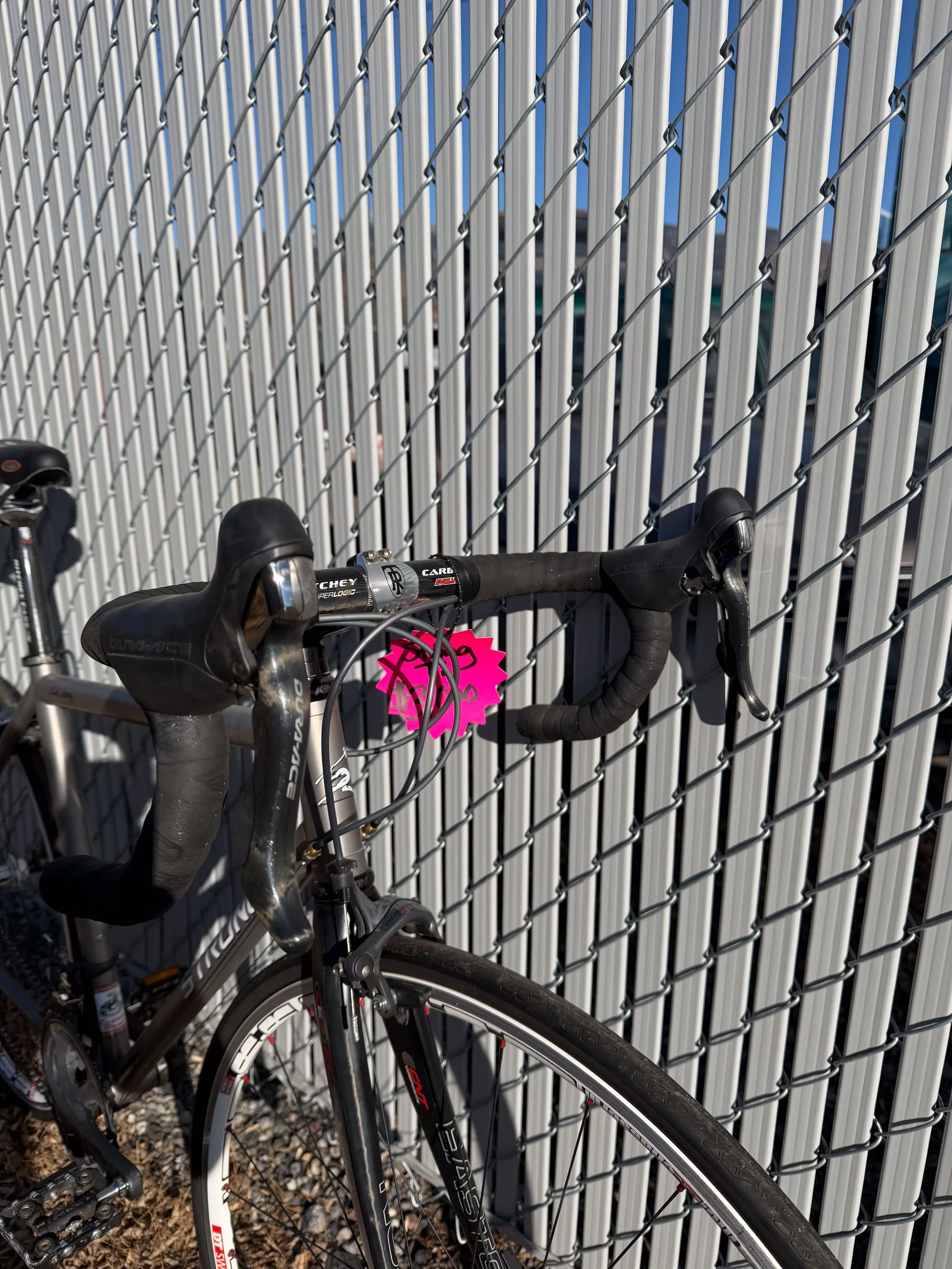 Photo of a Carl Strong 49cm titanium road bike for sale.