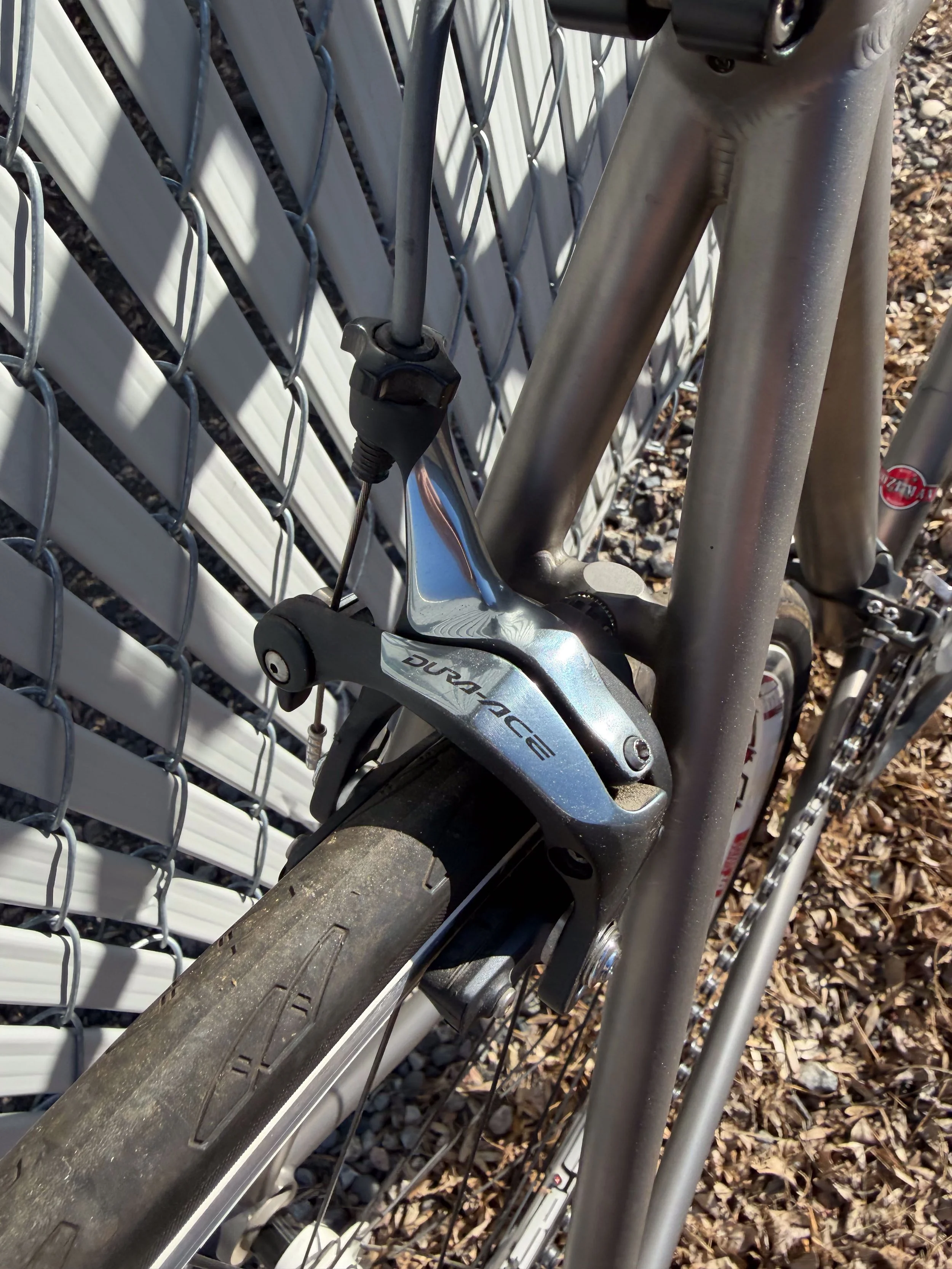 Photo of a Carl Strong 49cm titanium road bike for sale.