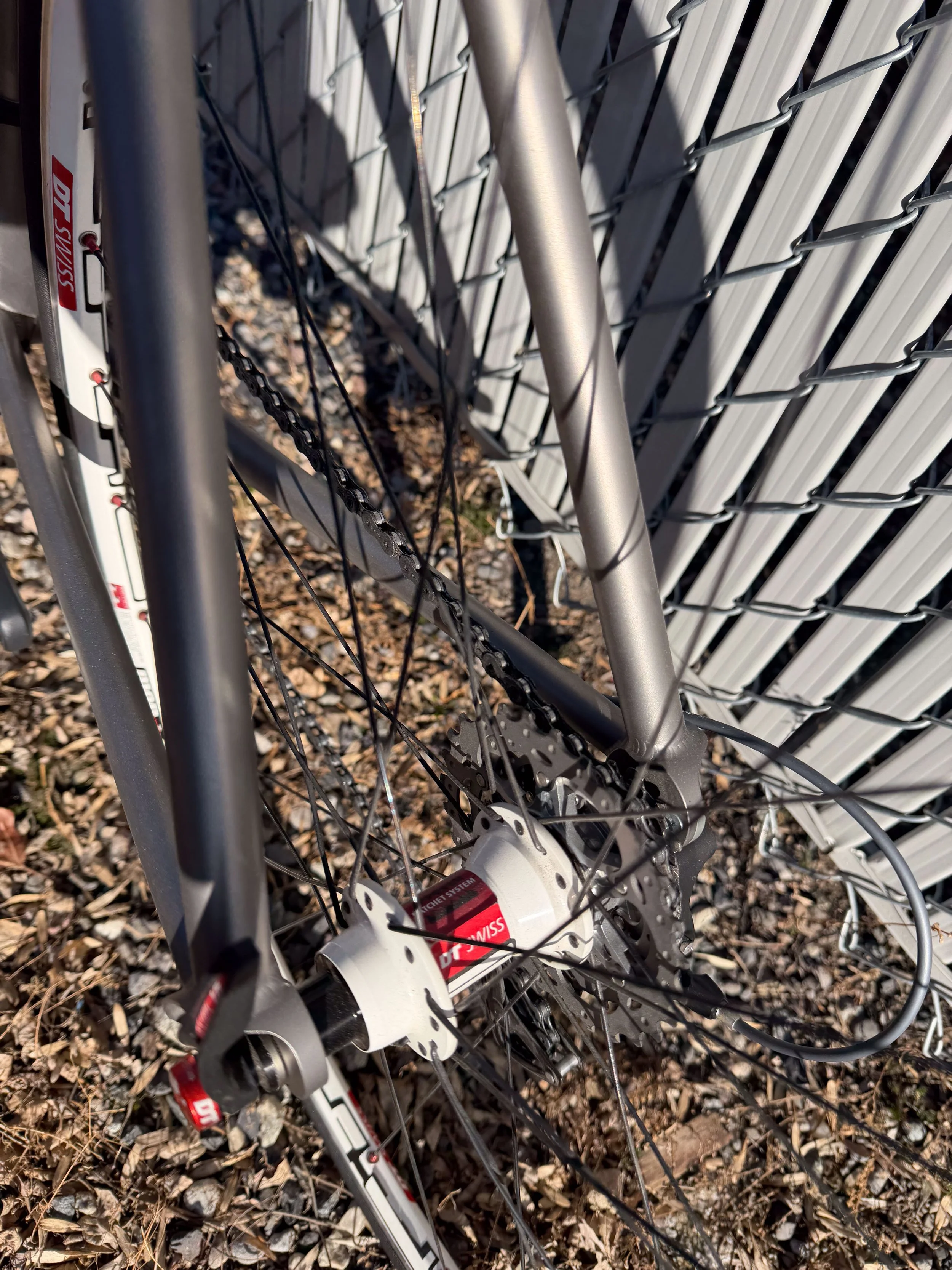 Photo of a Carl Strong 49cm titanium road bike for sale.