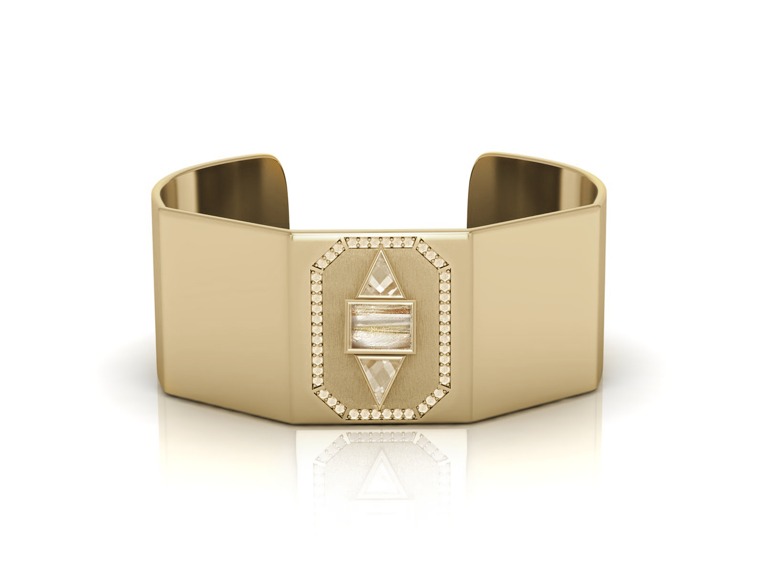 Art Deco Cuff Bracelet — Shimmer by Cindy®