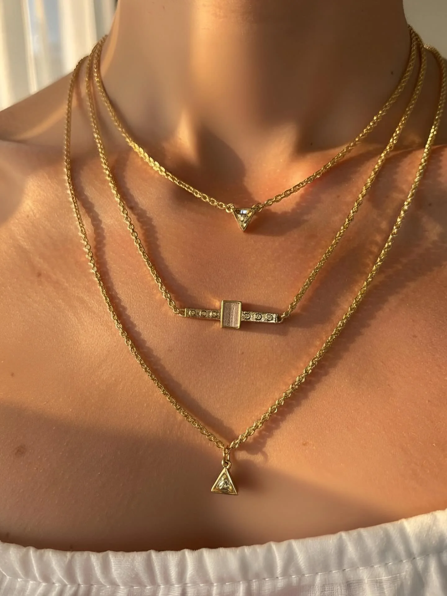 Radiant Nouveau Illusion Necklace ✨

Designed to reflect light beautifully while feeling timeless and refined. Elegant, luminous, and quietly striking &mdash; a piece chosen to mark meaningful moments or simply to feel a little more radiant every day