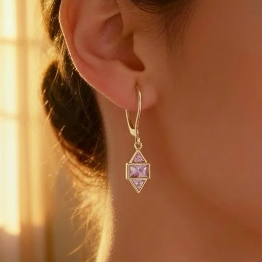 Pretty in Pink Art Deco Earrings 💗

A best seller for a reason &mdash; and one of the most versatile pieces in the collection. The Pretty in Pink Art Deco Earrings blend vintage-inspired lines with soft blush shimmer, making them just as perfect wit