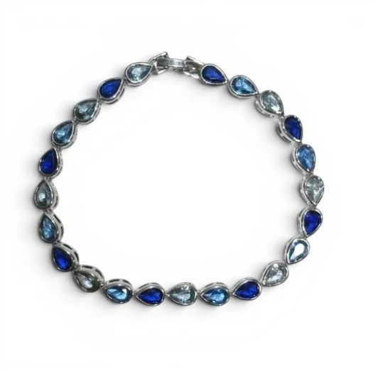 Pear Tennis Bracelet