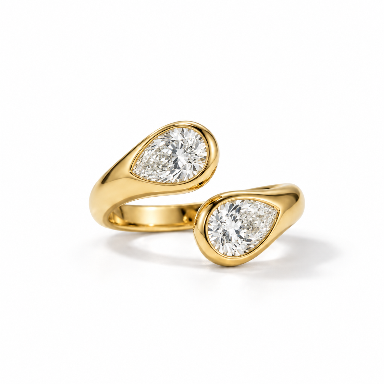 Pear Wrap Ring