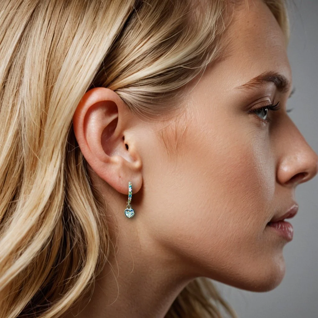 MBC Heart Huggie Earrings.Model.jpg