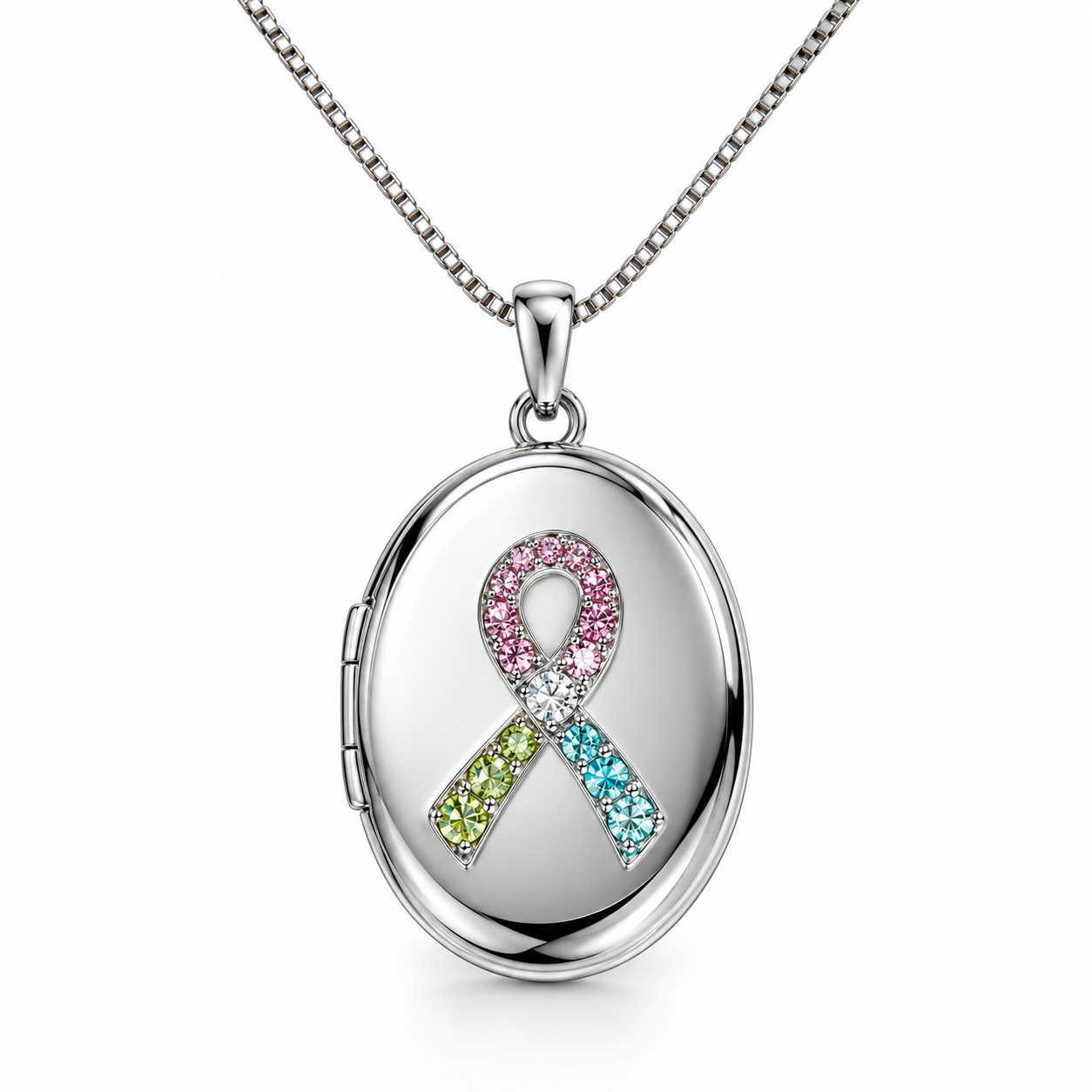 MBC Ribbon Locket Necklace