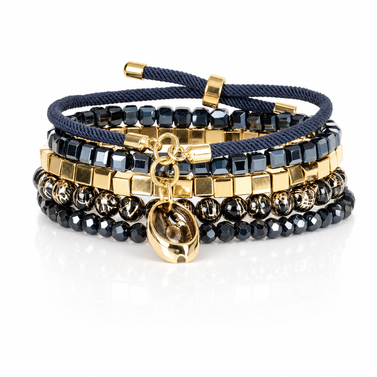 Midnight Navy Bracelet Stack
