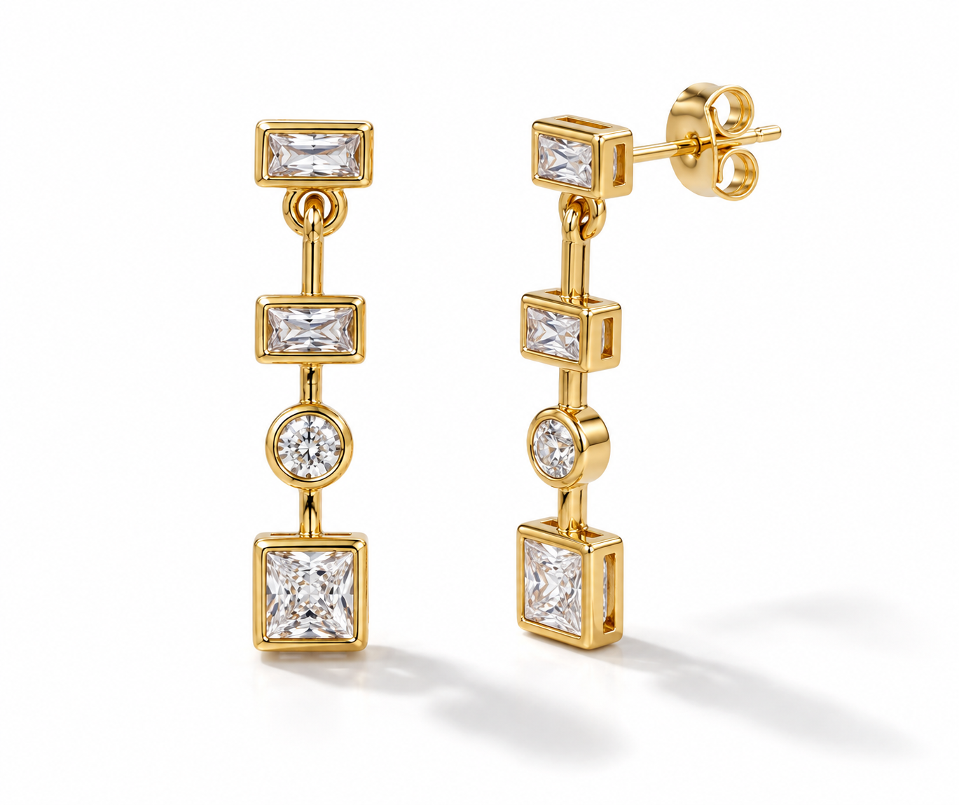 Gilded Mosaic Earrings
