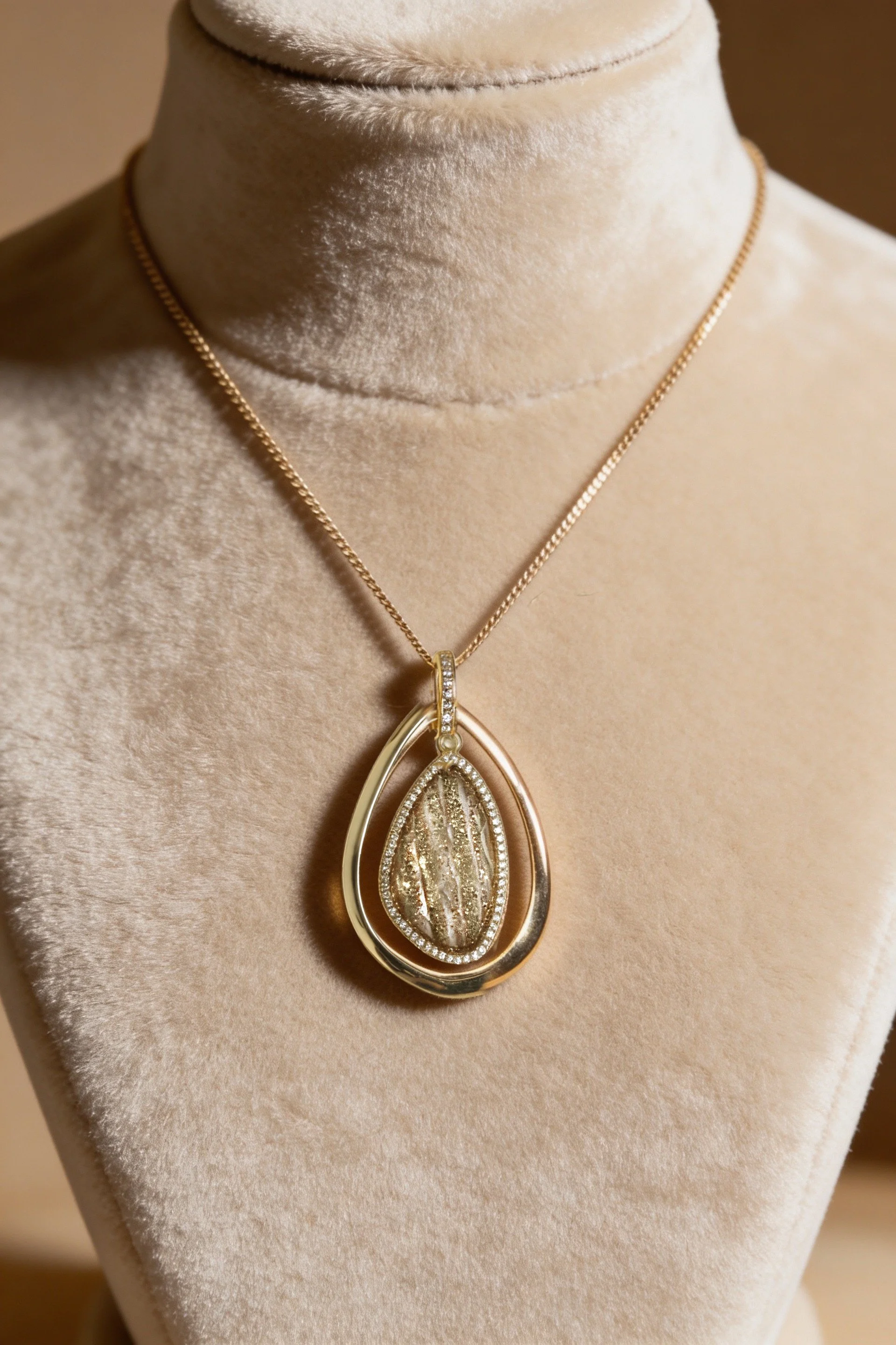 2026.Abstract Halo Set.Gold.Necklace.5.jpg (Copy)
