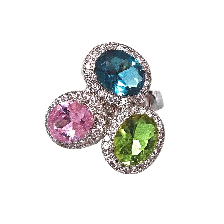 MBC Three Stone "Nola" Ring