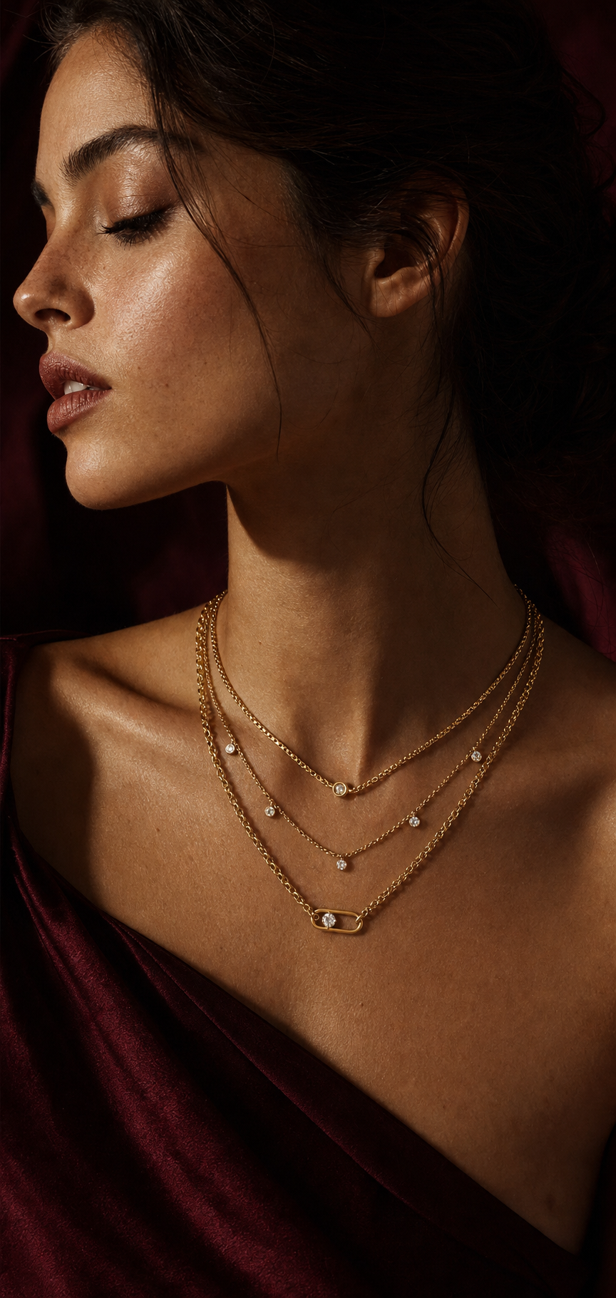 Triple Strand CZ Necklace.3.PNG