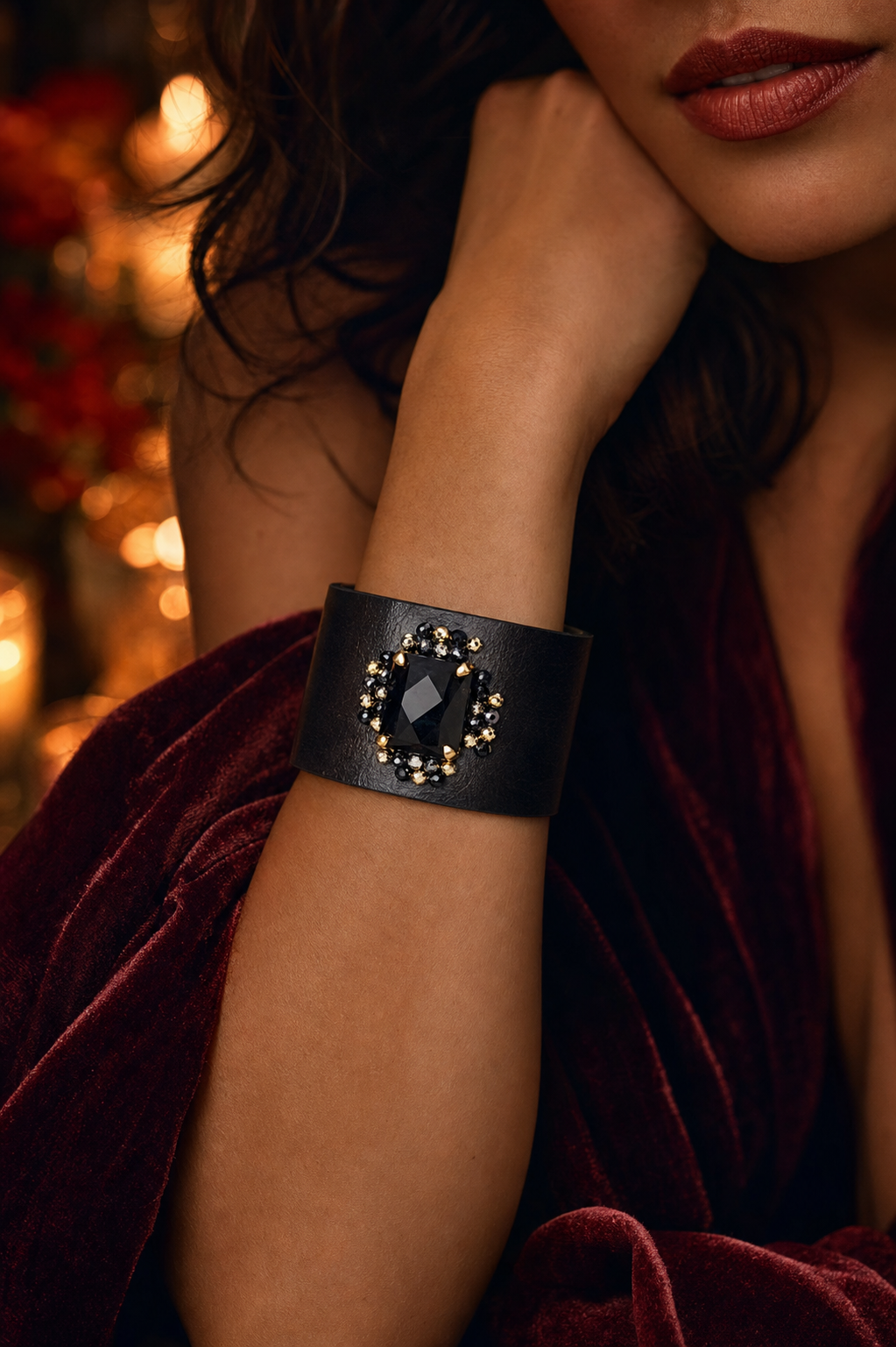 Black Crystal Cuff Bracelet.1.png