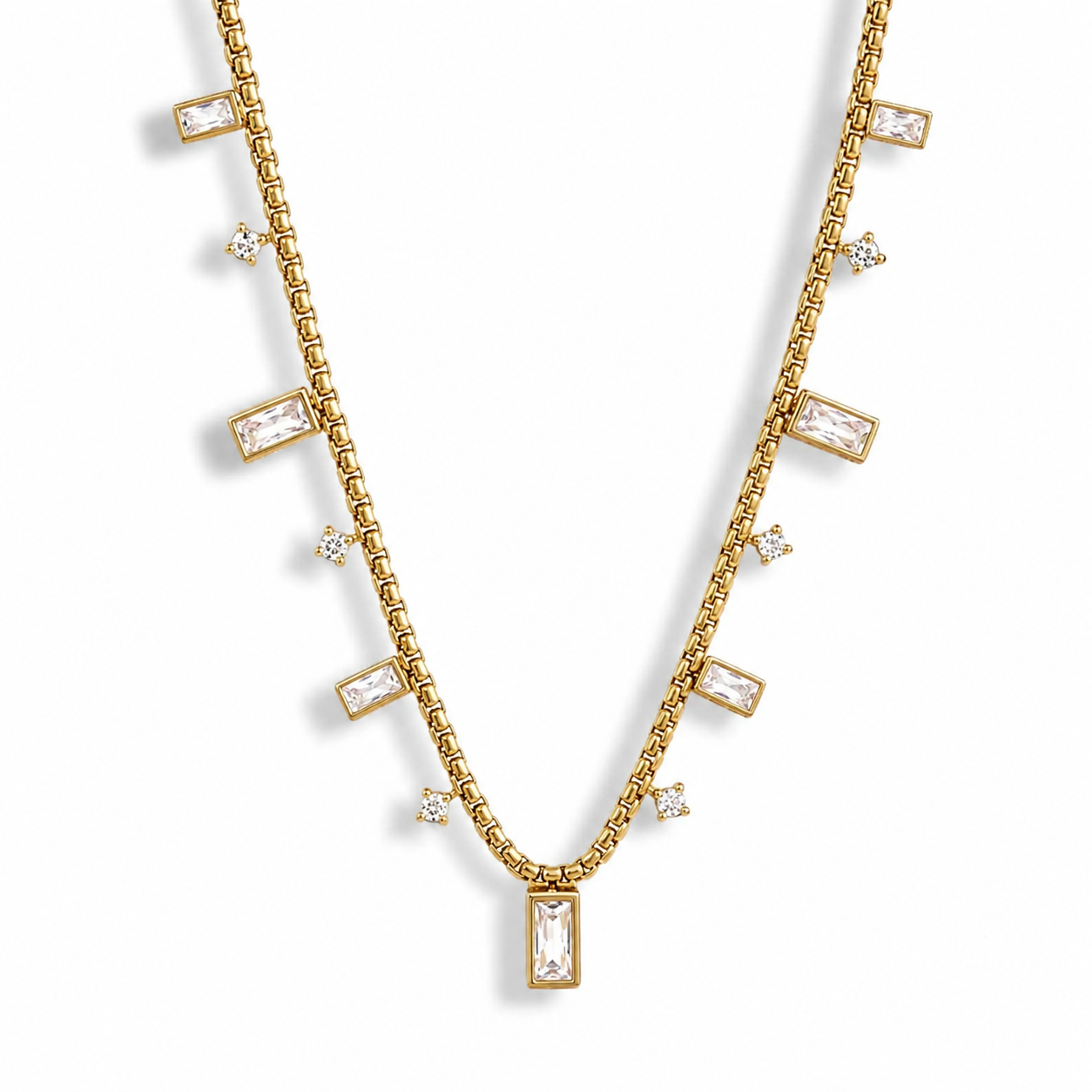 Gilded Mosaic Necklace