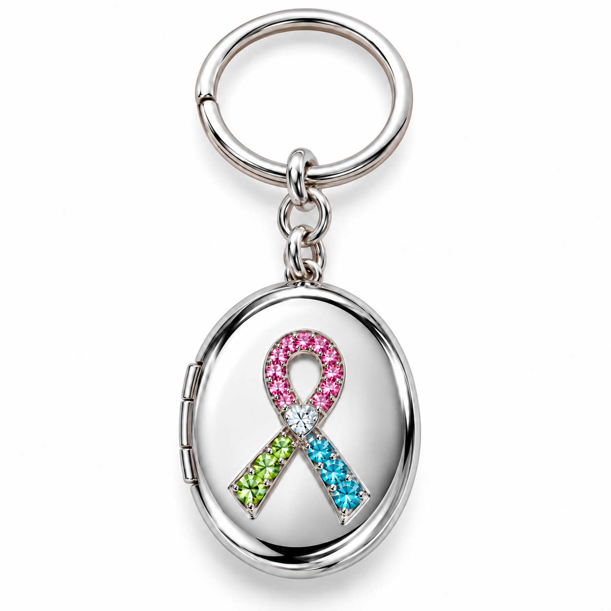 MBC Locket Key Ring / Purse Charm