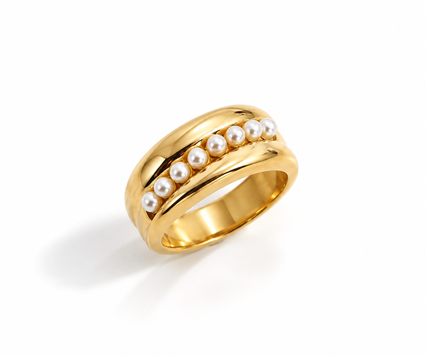Pearl Band Ring