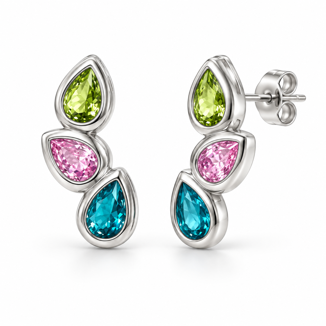 MBC Triple Stud Earrings