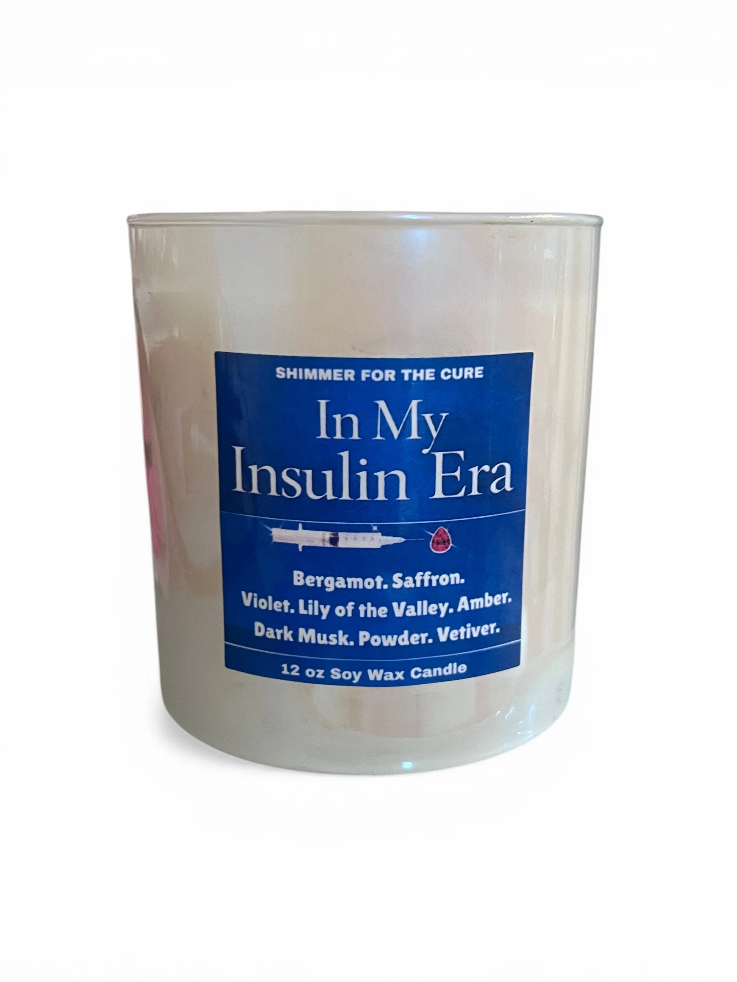 Shimmer For The Cure - In my Insulin Era Candle