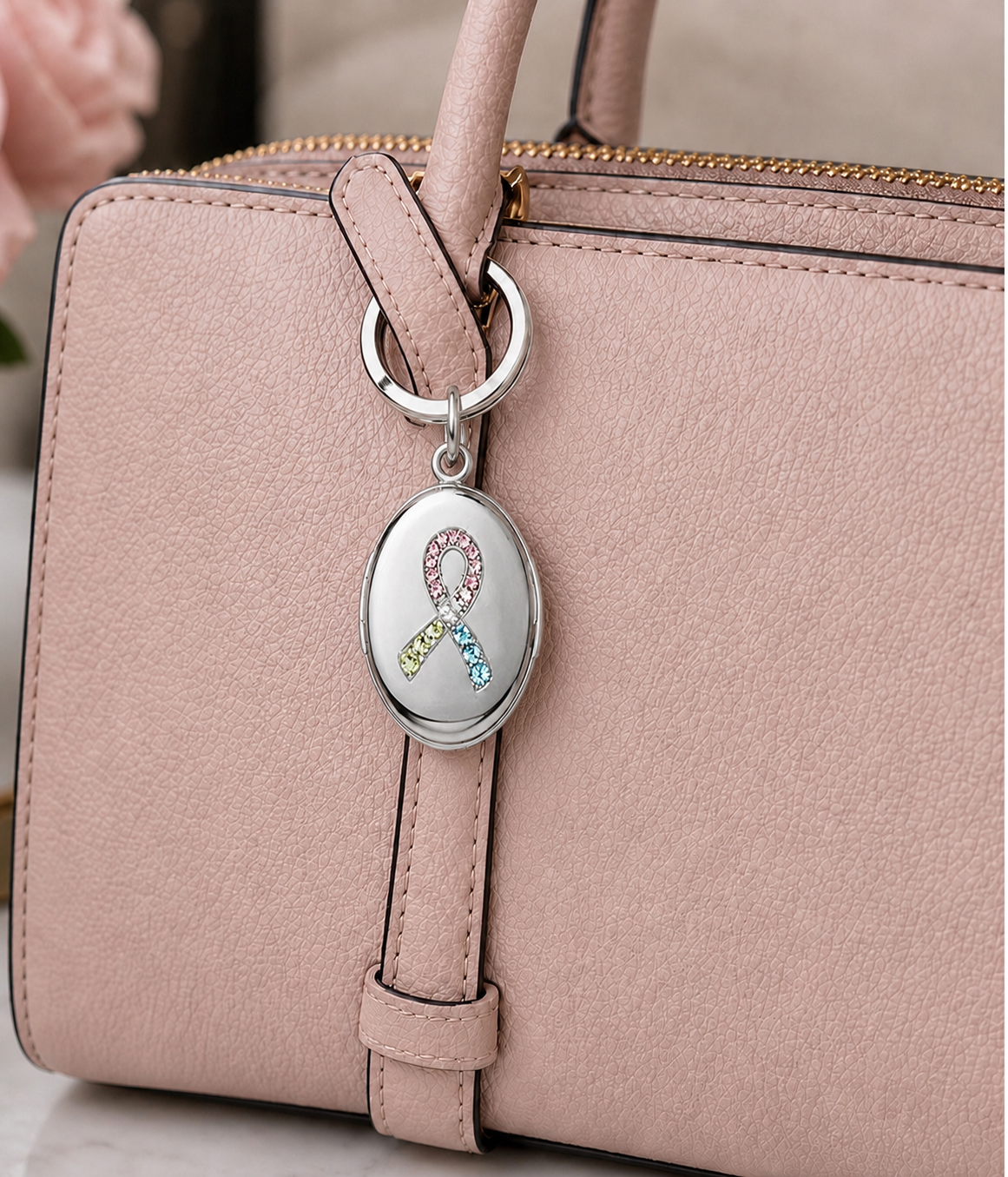 MBC Locket Key Ring / Purse Charm