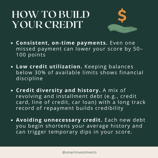 Welcome to Part 2 of our Credit Score Series: How to Build Your Credit. 💳📈

Before we jump in, remember &mdash; building or rebuilding credit is a process, not a reflection of your worth. If you&rsquo;re starting from a challenging place, you&rsquo