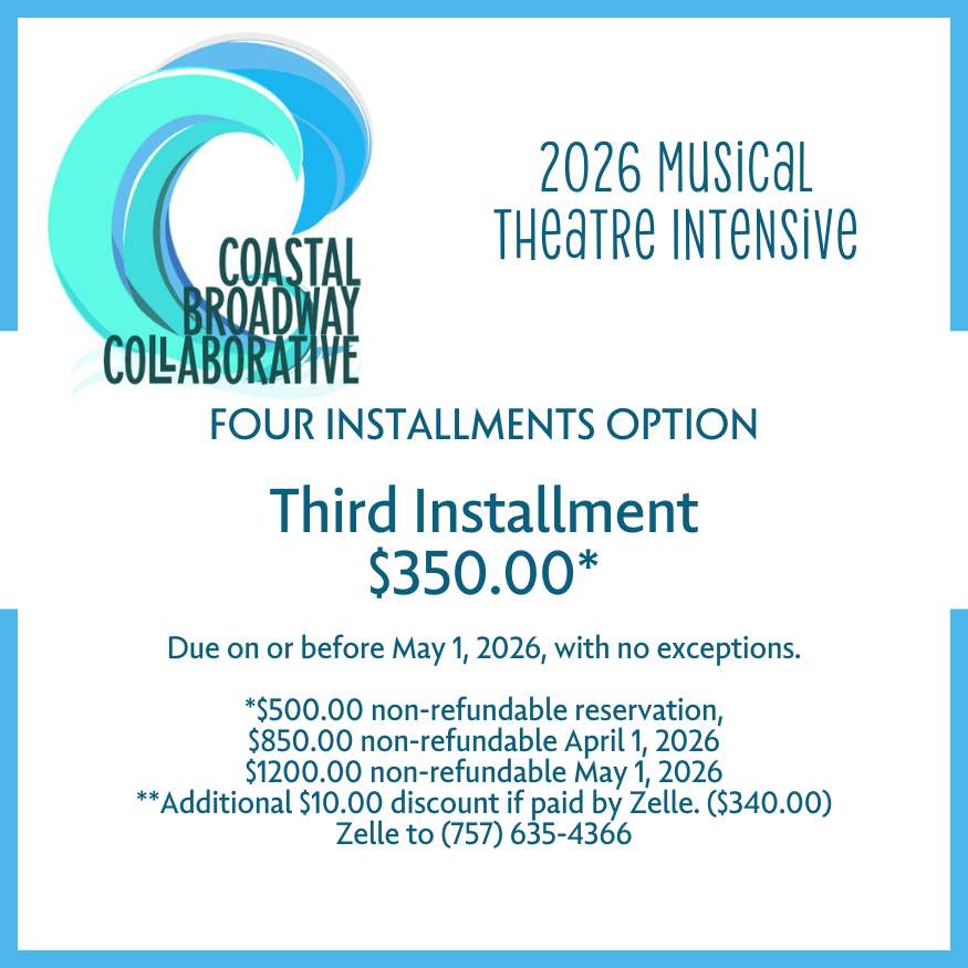 2026 Musical Theatre Intensive - Third Installment* (Save an additional ...