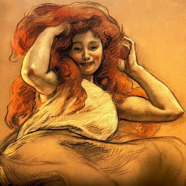 A Red-Haired Lady, c.1904, Victor Prouve​​​​​​​​
​​​​​​​​
​​​​​​​​
#HairHistory #Hairstyle #VintageHair #ArtHistory #TheHairHistorian #Hair