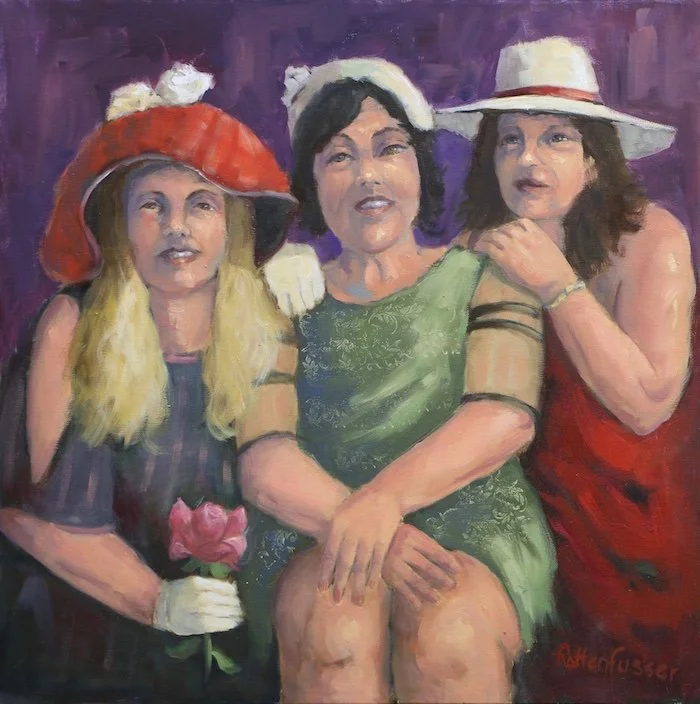  Three Graces  24"x24" $1150