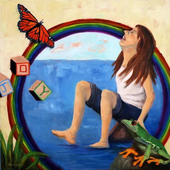  Joy  30" x 30" $1800