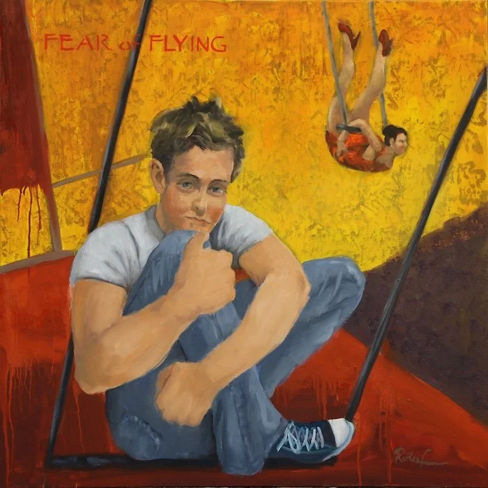  Fear of Flying  30"x30" $1800