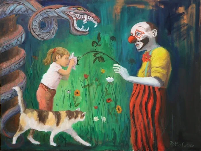  Garden of Good and Evil  30" x 40" $2200